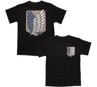 Night spread Attack On Titan Survey Corps Adult T-shirt
