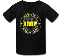 Night Spread Kid's Impossible Mission Force Imf Logo T-Shirt T-Shirt Black XL