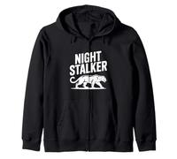 Night Stalker Panther per misteriosi Amanti degli Animali Felpa con Cappuccio