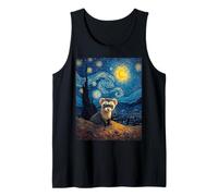 Night Starry Night di Van Gogh Prairie Ferret Prairie Ghost Canotta