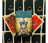 NIGHT SUN Mini Tarot Cards Deck Di Fabio Listrani Telling Lo Scarabeo Nuovo