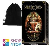 NIGHT SUN Tarot Deck Fabio Listrani lo scarabeo Con Borsa In Velluto Carte