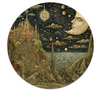Night View 1000 Piece Science Fiction Jigsaw Puzzle For Adults Challenging Game Stress Relief Puzzle Exercise The Memory of The Brain for Adults And Kids, Age 12 Years Up 1000pcs (67.5x67.5cm)