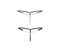 Nightease Perizoma da Donna T-String Mutandine Perizoma con Perle (2 Modelli) (Taglia Unica, Stile1)