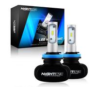 Nighteye H11 Led H7 H4 9005 9006 50W 8000LM 6500K LED Kit di conversione fari auto fendinebbia lampadina luci auto Super luminose