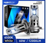 NIGHTEYE H7 60W 12000LM LED Lampadine Faro Bulbi Luci Auto Bright 6500K Lampade