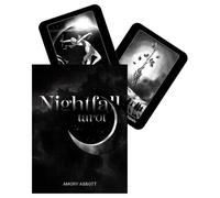 Nightfall Tarot Carte Tavola Amory Abbot SCHIFFER Nero Divinazione Esoterici