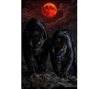 Nightfangs Beneath the Crimson Orb: A Blood Moon Panther Journal