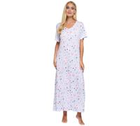 Nightgown A Maniche Corte 'Riflessioni Floreali' Per Donne