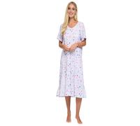 Nightgown A Maniche Corte 'Riflessioni Floreali' Per Donne