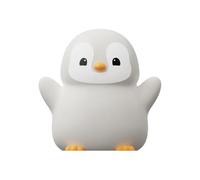 Nightlight - Lampada da notte a forma di piccolo pinguino, in silicone, per camera da letto, lampada da comodino, ricaricabile, ornamento perfetto per compleanno, lascia che il calore accompagni ogni