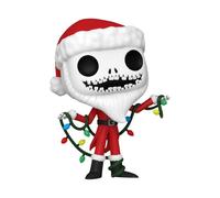 Nightmare Before Christmas 30th Funko POP Disney Vinile Figura Santa Jack 9 cm
