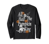 Nightmare Before Christmas All Hail Pumpkin King Maglia a Manica