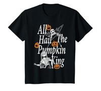 Nightmare Before Christmas All Hail Pumpkin King Maglietta
