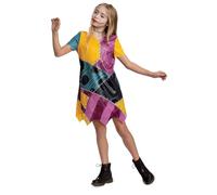 Nightmare Before Christmas Costume da Sally bambini, licenza ufficiale Disguise, vestibilità comoda e design dettagliato, taglia M 7-8