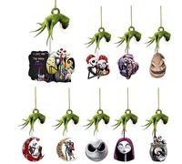 Nightmare Before Christmas Decorazioni Regali, Jack Albero Di Natale Ornamento Ciondolo, in Acrilico, da Appendere Casa