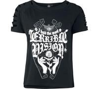 Nightmare Before Christmas I Had The Most Terrible Vision Donna T-Shirt Nero 100% Cotone Regular