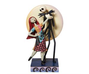 Nightmare Before Christmas Jack E Sally Una Danza Al Chiar Di Luna Figurina