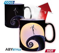Nightmare Before Christmas Jack & Moon Heat Change Mug Tazza Cambia Colore