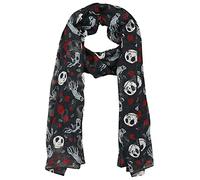 Nightmare Before Christmas Jack Skellington - Ghost & Roses Unisex Foulard multicolore