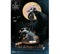 NIGHTMARE BEFORE CHRISTMAS Jack Skellington & Zero Statue Beast Kingdom