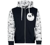 Nightmare Before Christmas Jack Uomo Felpa Jogging Nero/Bianco 60% Cotone, 40% Poliestere Regular