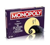 Winning Moves, Nightmare Before Christmas Monopoly Advance to Zero's Tomb, Spiral Hill, Dr. Finkelstein's Laboratory, Jack's Tower e scambia la tua strada verso il successo, è un ottimo regalo per