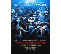 Nightmare before Christmas Poster Disney Digital 3D - Poster grande dimensioni (68 cm x 98 cm)