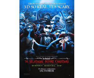 Nightmare before Christmas Poster Disney Digital 3D - Poster grande dimensioni (68 cm x 98 cm)