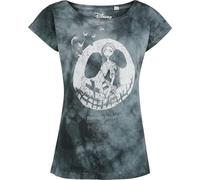 Nightmare Before Christmas Seriously Spooky Girl- Shirt Donna T-Shirt Grigio 100% Cotone Regular