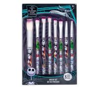 Nightmare Before Christmas Set 8 Pennelli Trucco Ombretti, Blush e Illuminante