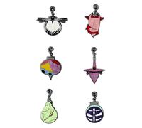 Nightmare Before Christmas - Set di spille per ciechi, One Size, Smalto, Senza pietra