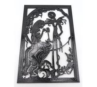 Nightmare Before Christmas Silhouette Art Disney Decorazione Stampa 3D Regalo
