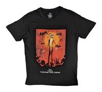 Nightmare Before Christmas The Jack Sun Logo autorizzato Uomo maglietta