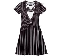 Nightmare Before Christmas Vestito Jack Skellington Donna (NS5603)