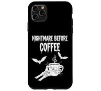 Nightmare Before Coffee Halloween Humor Custodia per iPhone 11 Pro Max