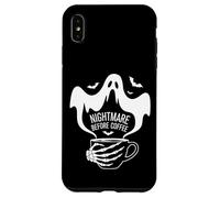 Nightmare Before Coffee Halloween Humor Custodia per iPhone XS Max