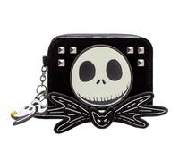 Nightmare Before Jack Christmas Abito a Righe Zero Borsa/Portamonete Bi-Fold Tasca Portamonete, Porta Documenti & Carte, Nero