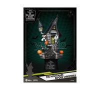 Nightmare Before Natale D-stage Pvc Diorama Jack's Haunted House 15 Cm Beast Kingdom Toys
