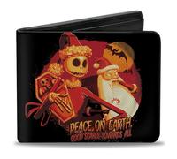 Nightmare Before Natale Jack Skellington & Sabbia Artigli Bi-Fold Portafoglio