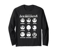 Nightmare Before The Christmas Many Faces Maglia a Manica