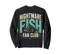 Nightmare Fish Fan Club Humor Deep Sea Nerd Quote Felpa