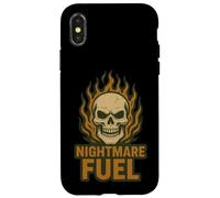 Nightmare Fuel Skull Flames Custodia per iPhone X/XS