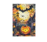 Nightmare Halloween Bat Jack-o'-lantern Zucca all'aperto giardino bandiere Pasqua banner per la decorazione del giardino 28x40 doppia faccia