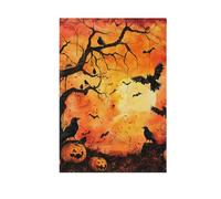 Nightmare Halloween Corvi Zucche Fantasmi piccole bandiere all'aperto chritmas banner per la decorazione del Patio 28x40 double sided