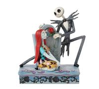 Nightmare Jack & Sally gravestone - Statuetta