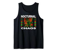 Nights Owl Gamer Nocturnal Chaos Coffee Lover Canotta