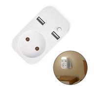 Nightsafe Caricabatteria da Parete USB con Doppia Porte per Comoda Ricarica Disp