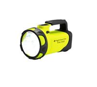 NightSearcher Trio 550 - Proiettore LED ricaricabile, luce di emergenza e power bank, alta potenza, 550 lm, fascio lungo 600 m