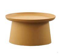 Nightstand nizer - Tavolino rotondo nordico creativo per camera da letto, soggiorno e balcone, uso esterno, rosa e giallo, 70 x 36 cm